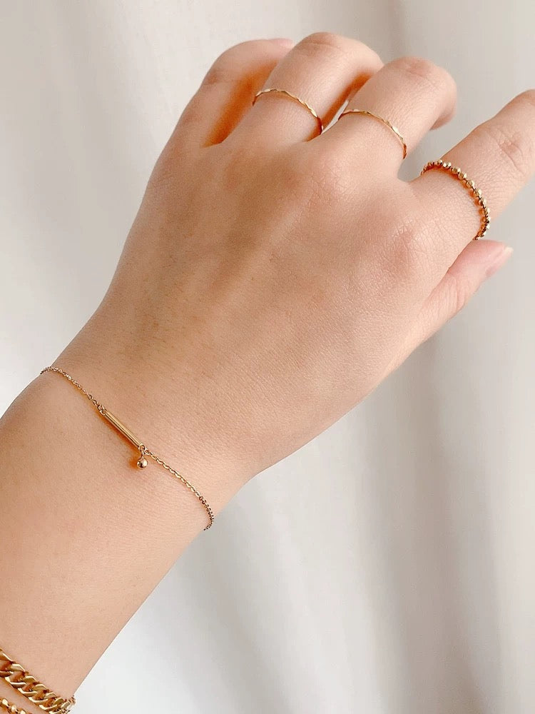 Bar & Dome Bracelet
