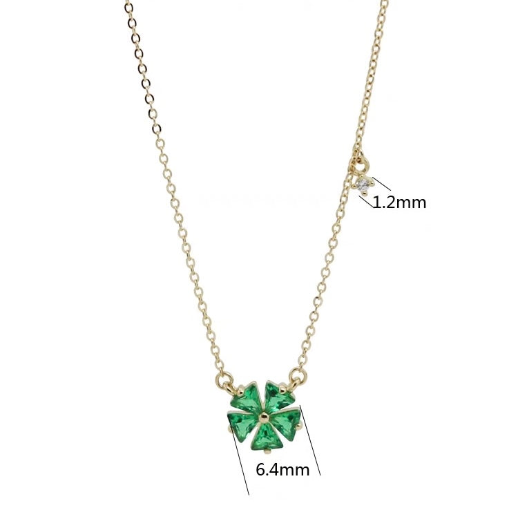 Segment Flower Collar Necklace