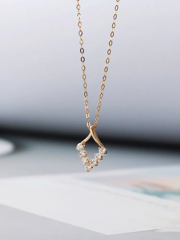 Angelic Wing Charm Necklace