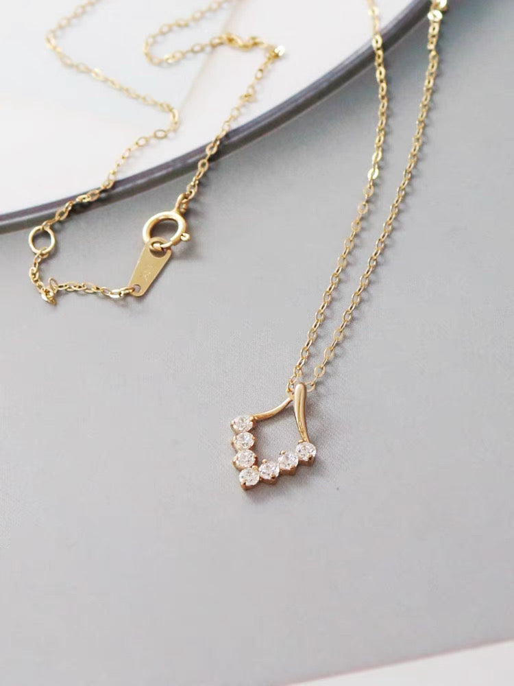 Angelic Wing Charm Necklace