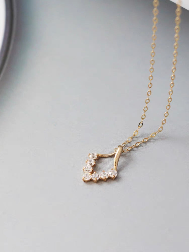 Angelic Wing Charm Necklace