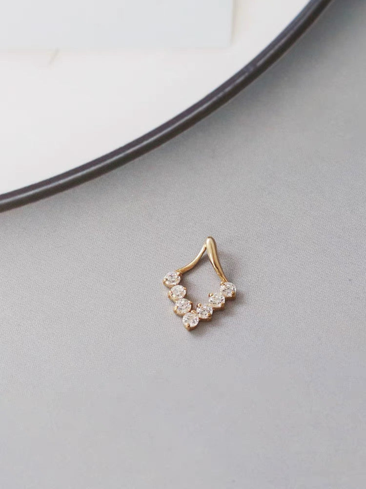 Angelic Wing Charm Necklace