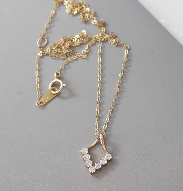 Angelic Wing Charm Necklace