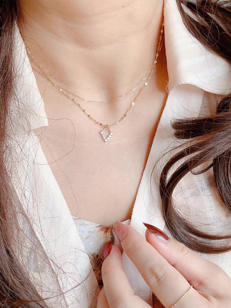 Angelic Wing Charm Necklace