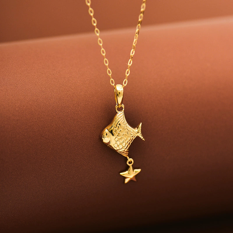 Fish Surprise Charm Necklace