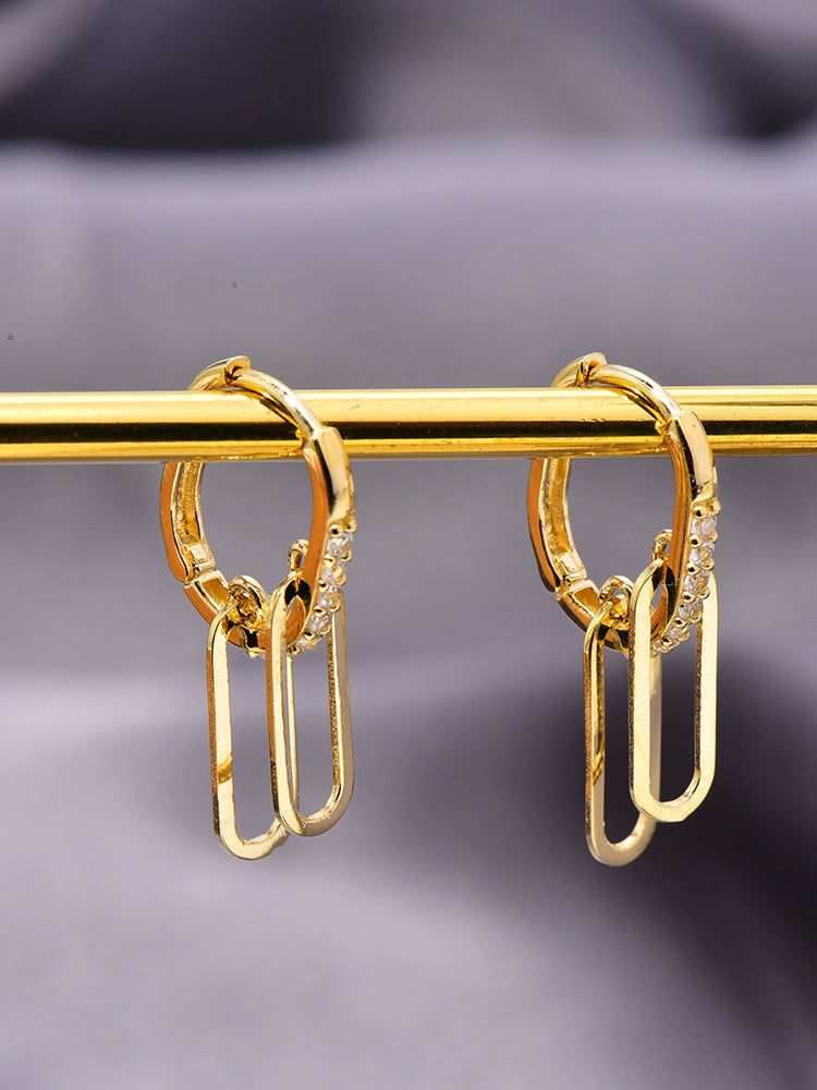 Renee Charms Hoops Earrings