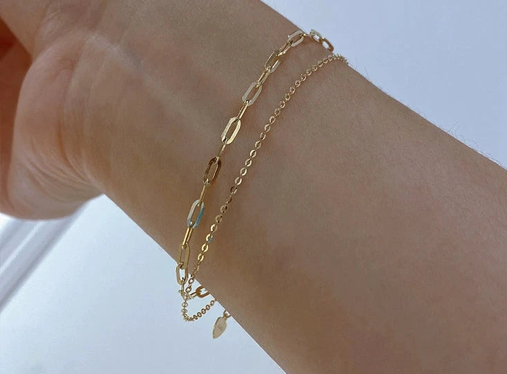 Hannah Multi Chain Drape Bracelet