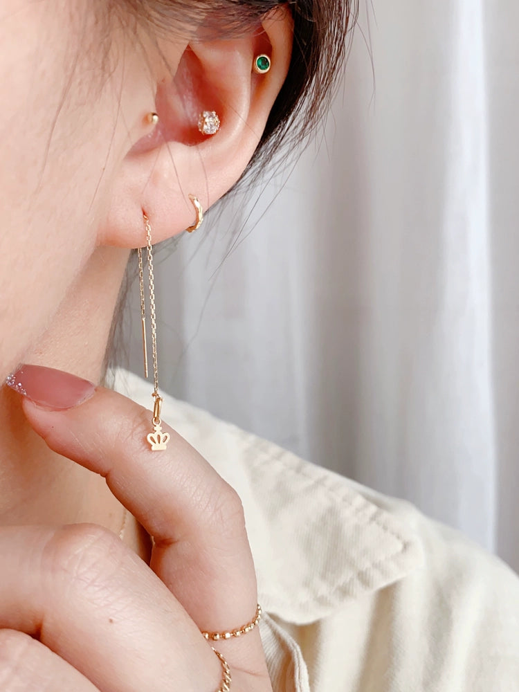 DIY Cable Chain Earrings