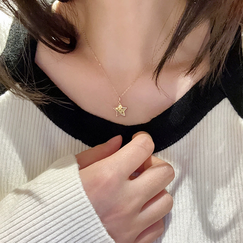 Stars In A Star Charm Pendant