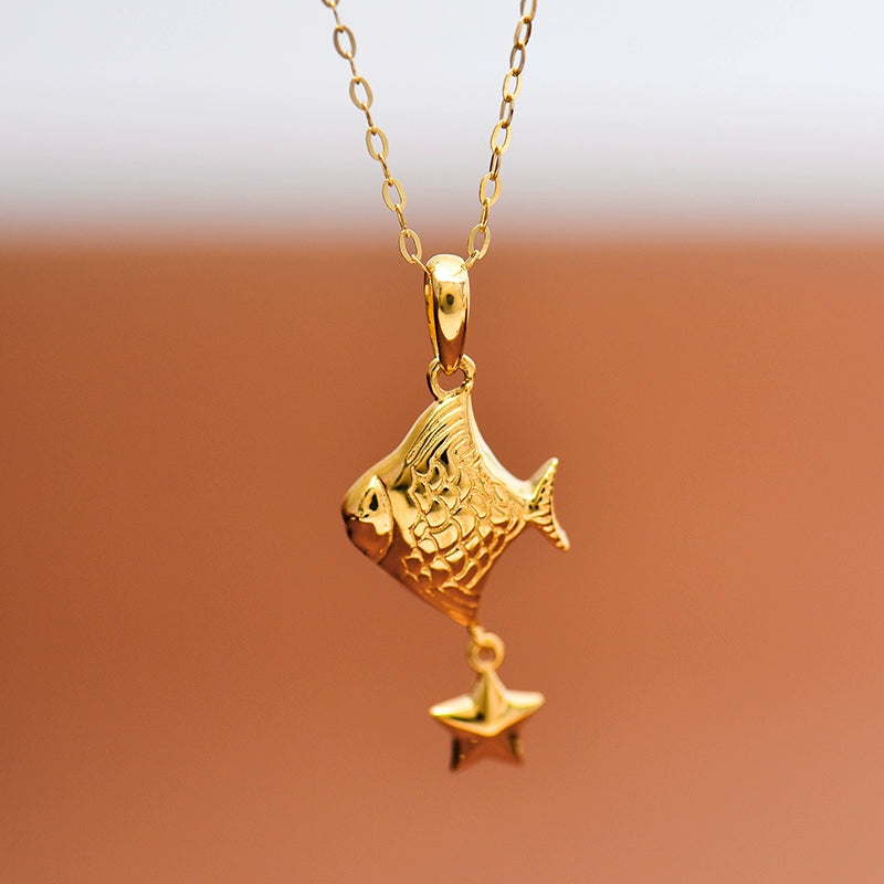 Fish Surprise Charm Necklace