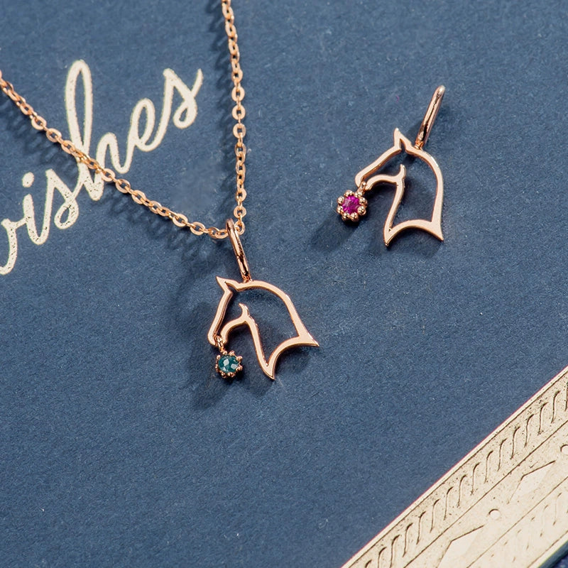 Horse Head Charm Pendant