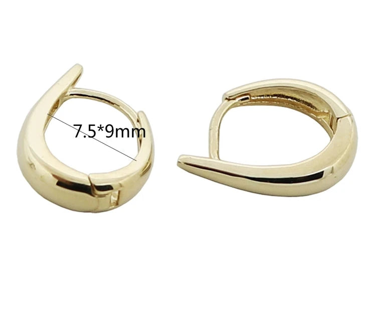 Genie Curve Huggie Hoops