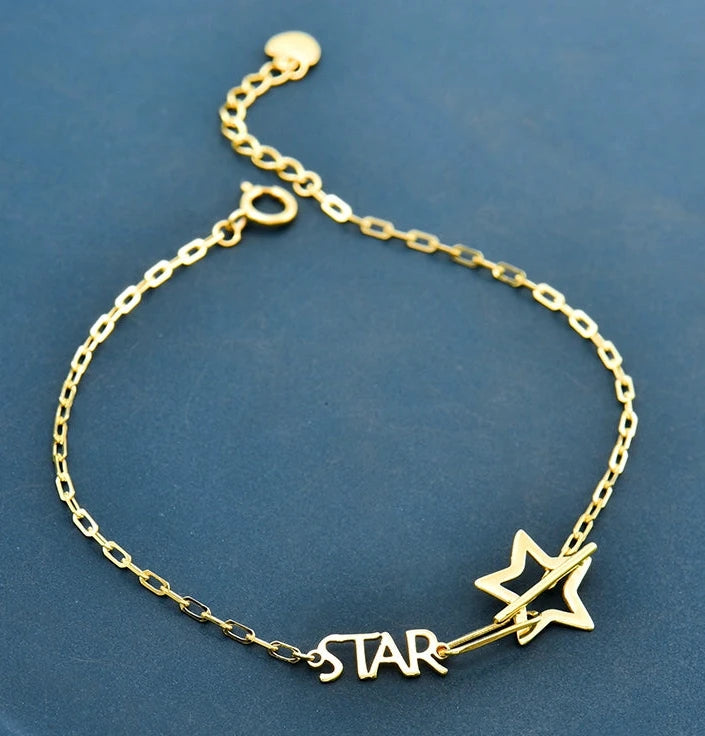 'Star' Motif Bar Bracelet