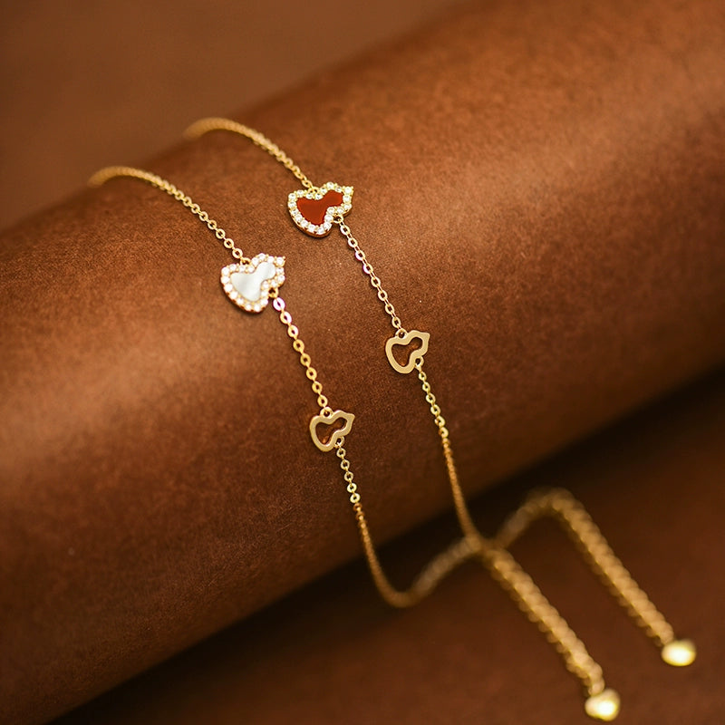 Inlaid Genie Bottle Charm Bracelet