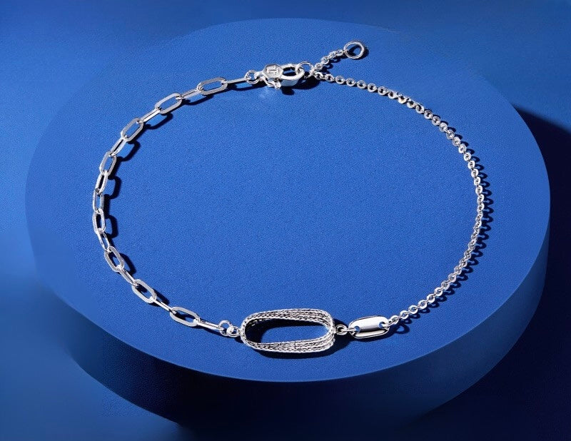 Veron Asymmetric Chain Bracelet