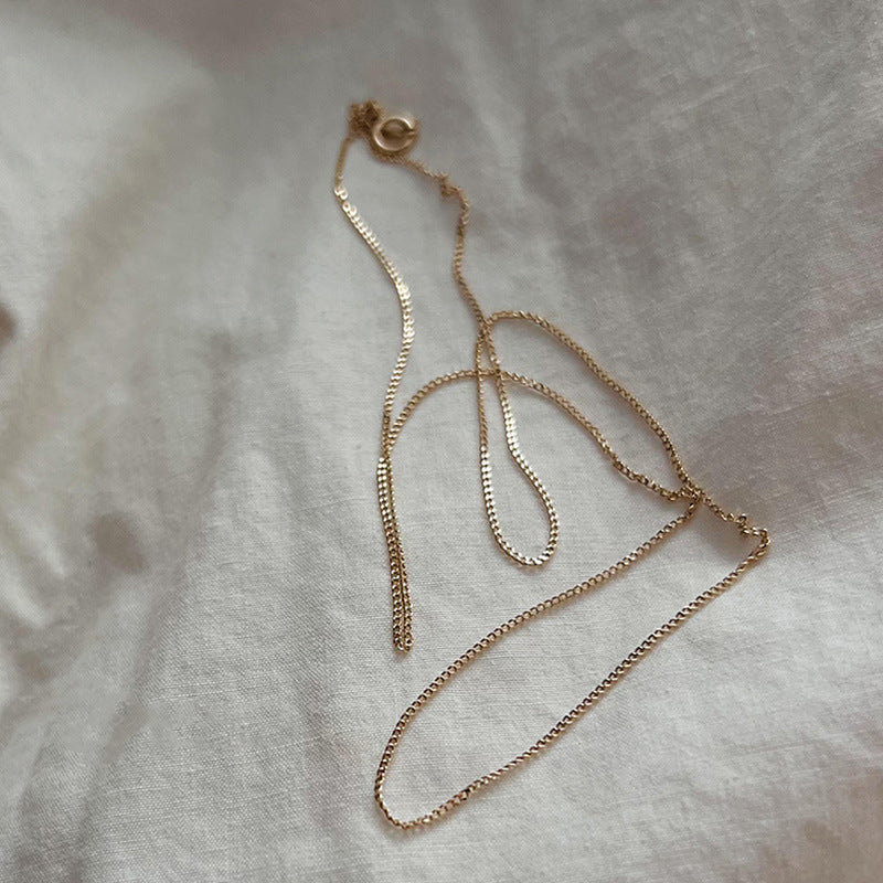 Fine Wheat Chain Necklace