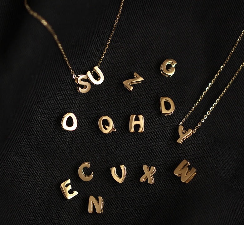 Alphabet Charm Pendant