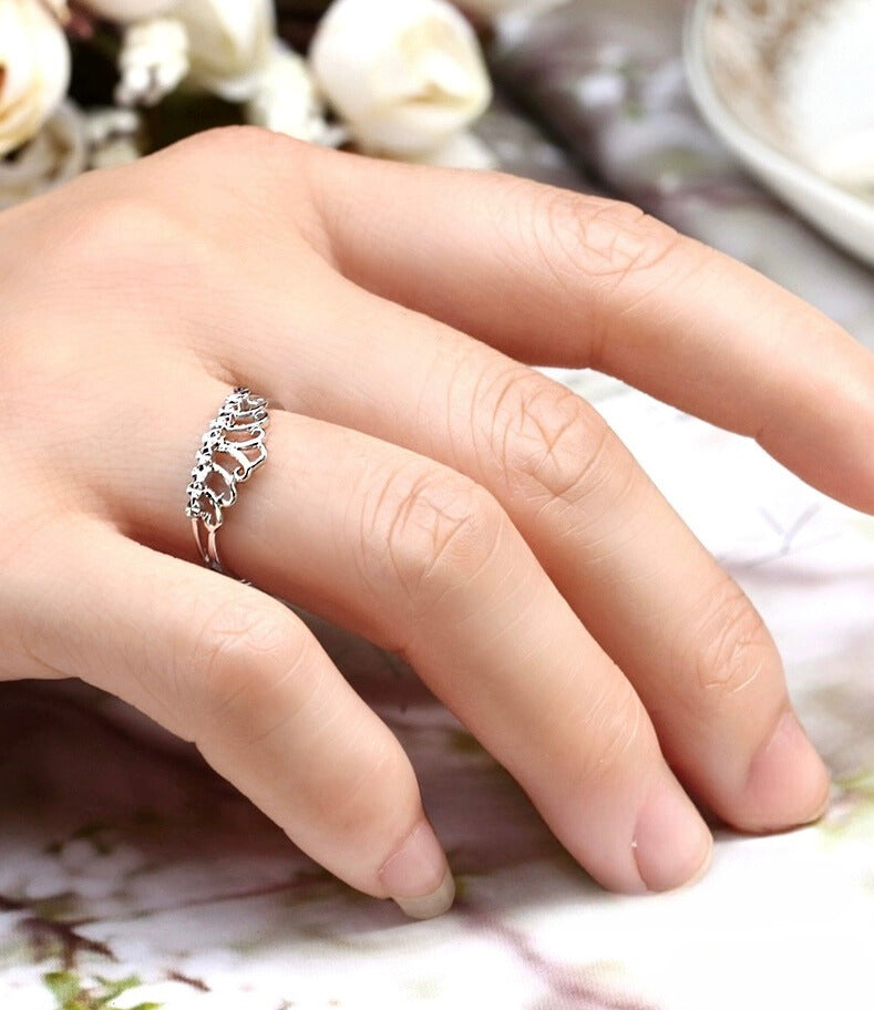 Regency Crown Stackable Ring