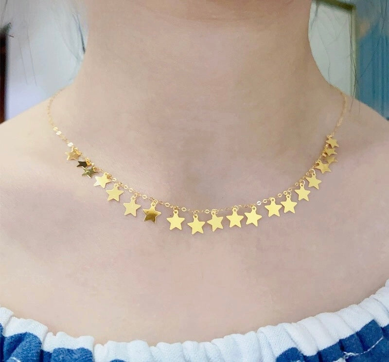 Capital Stars Chain Necklace