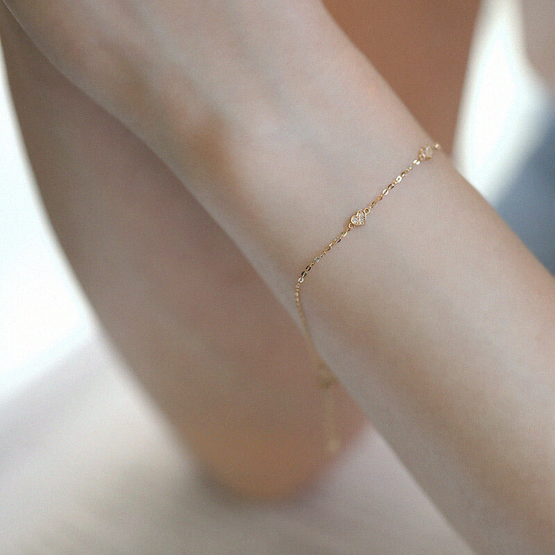 Three Heart Bracelet