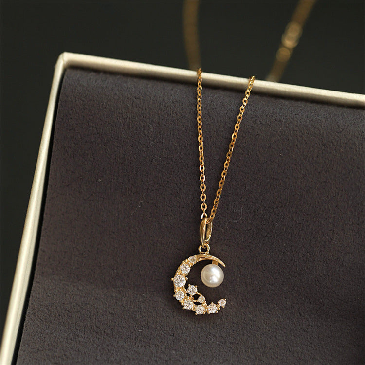 Starry Pearl Night Charm Pendant