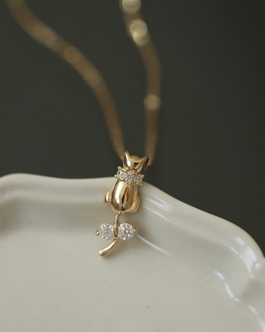 Pussy Cat Charm Pendant