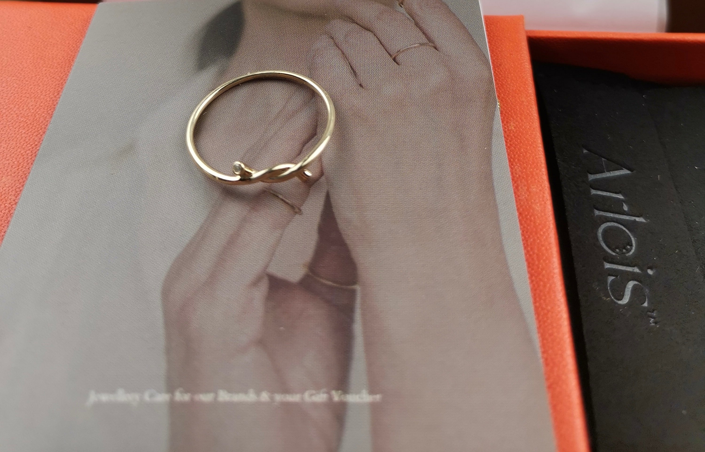 Tied Knot Stackable Ring