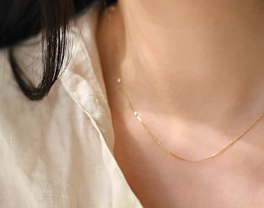 Fine Wheat Chain Necklace