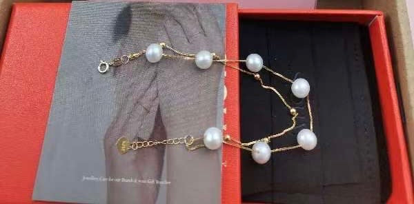 Akoya Pearl Chain Bracelet