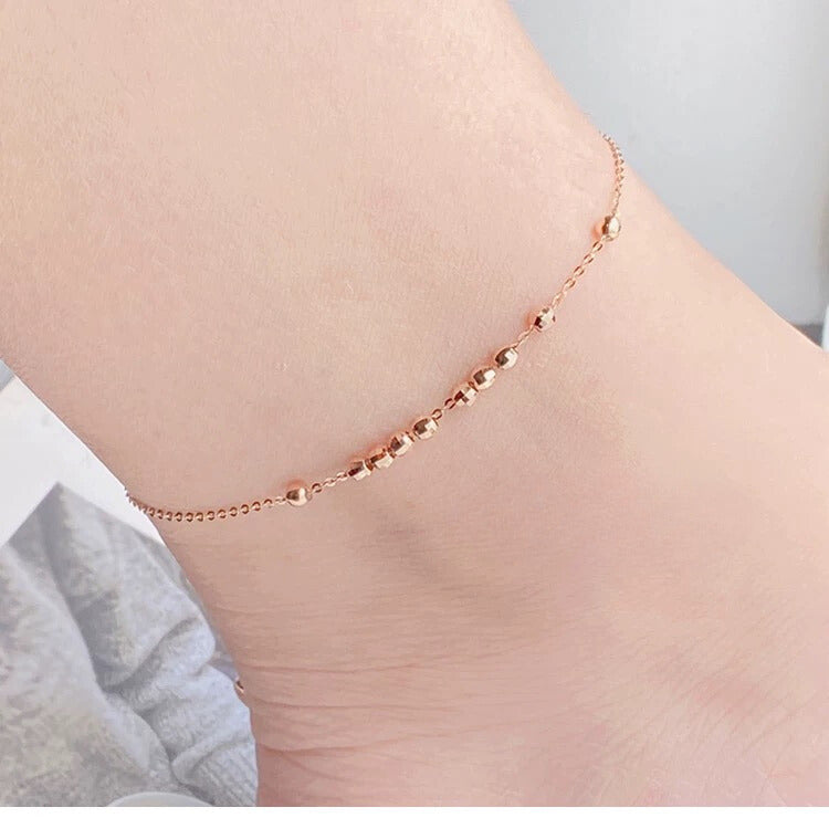 Disco Ball Bead Bracelet / Anklet