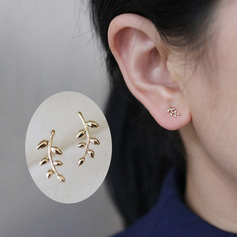 Olivia Branch Stud Earrings