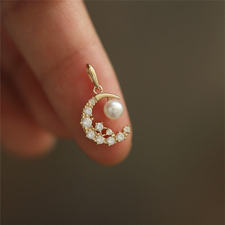 Starry Pearl Night Charm Pendant