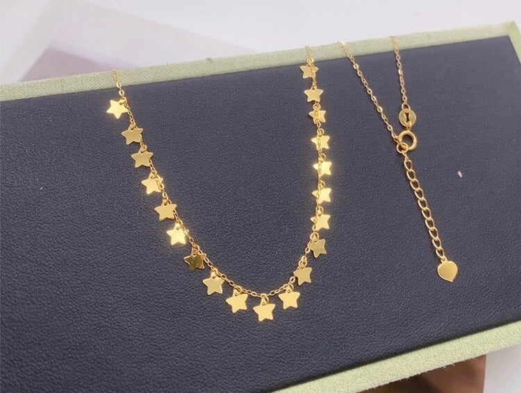 Capital Stars Chain Necklace