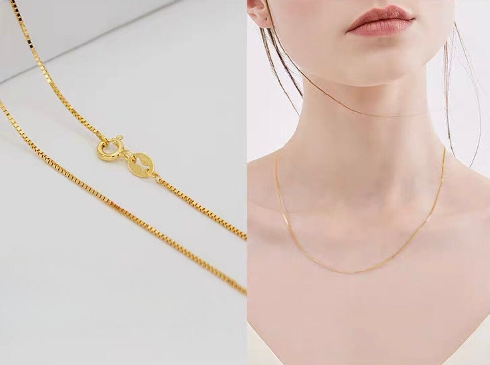 Fine Box Chain Necklace