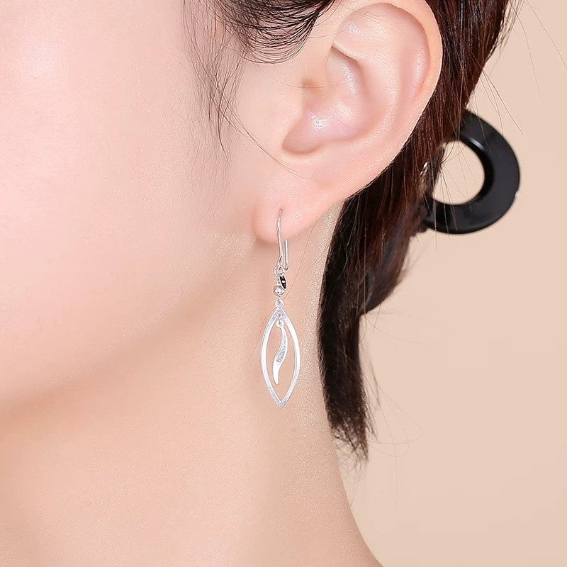 Lyle Leaf Ear Hook Earrings