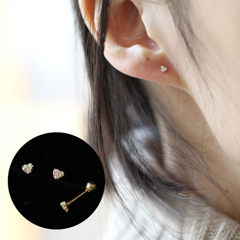 Shortie Love Stud Earrings