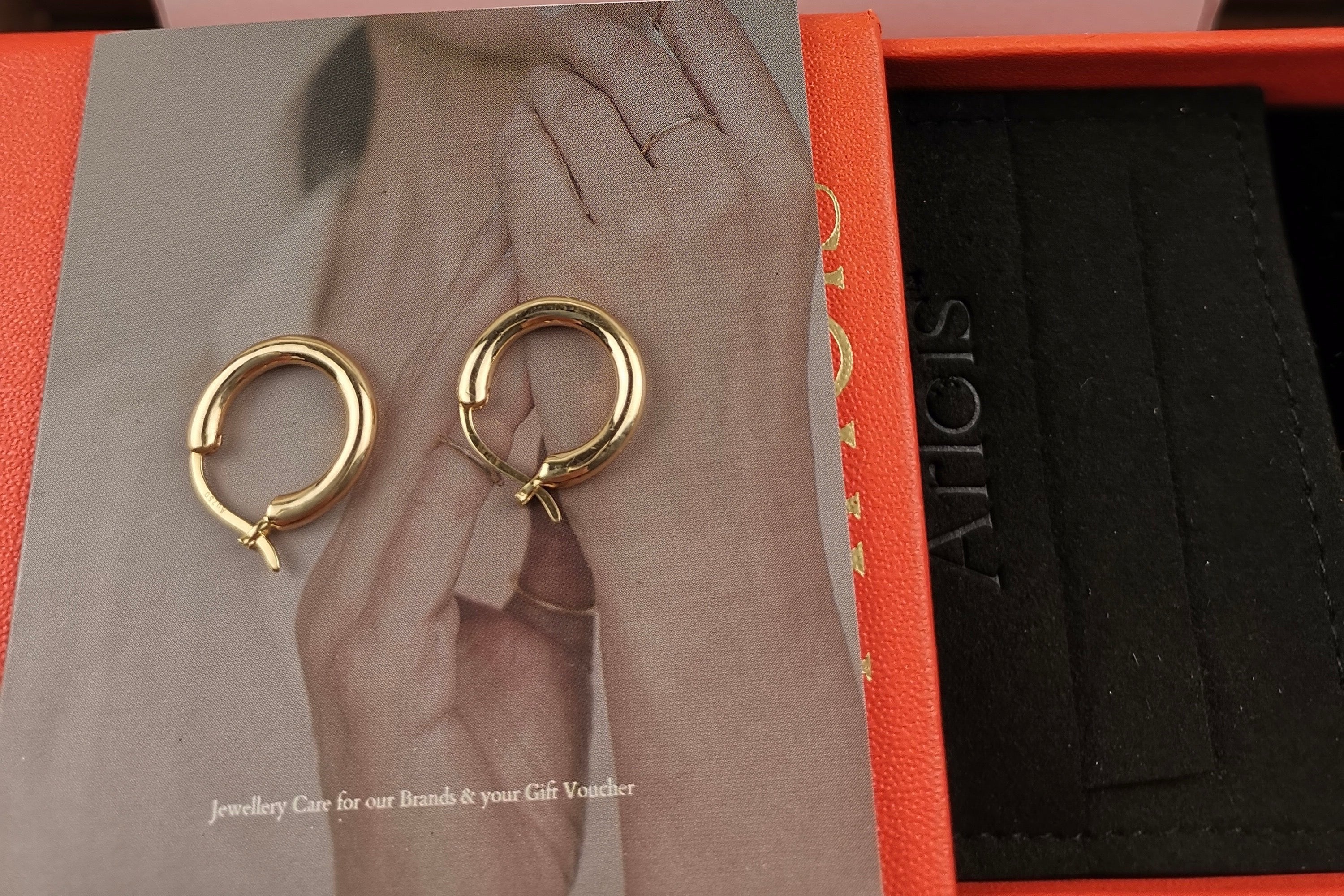 Rolo Round Hoop Earrings