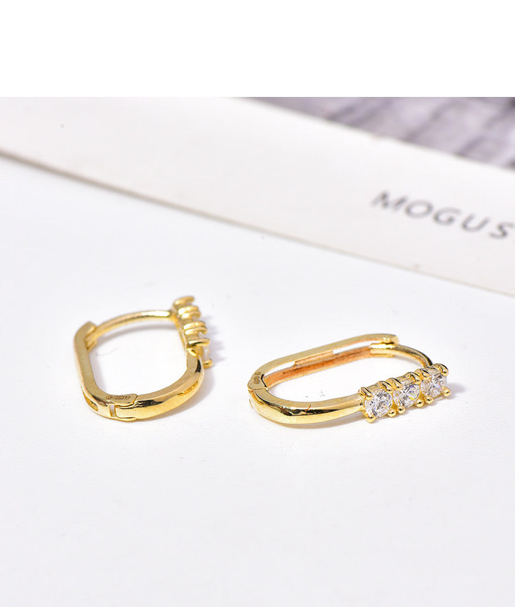 Charlize Huggie Hoops