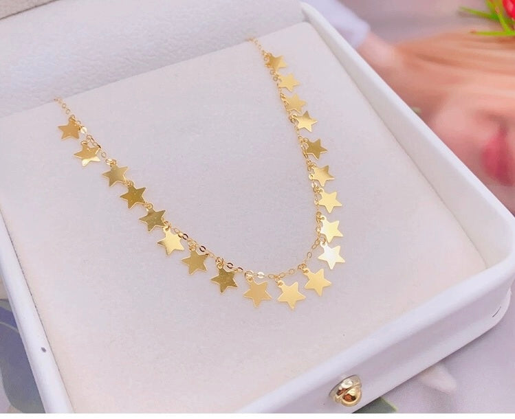 Capital Stars Chain Necklace