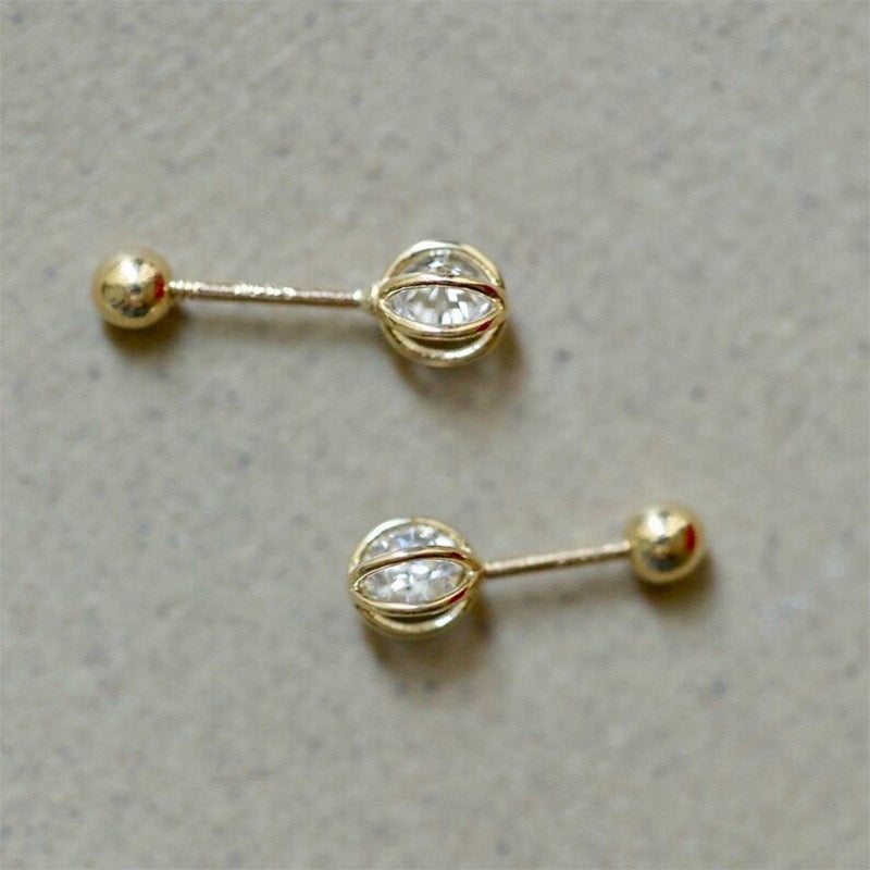 Crown Delight Stud Earrings