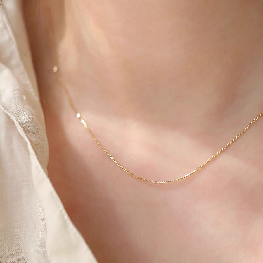 Fine Wheat Chain Necklace