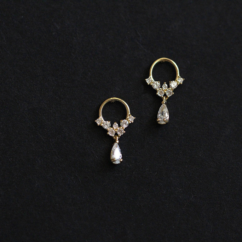 Sparkle Ballroom Stud Earrings