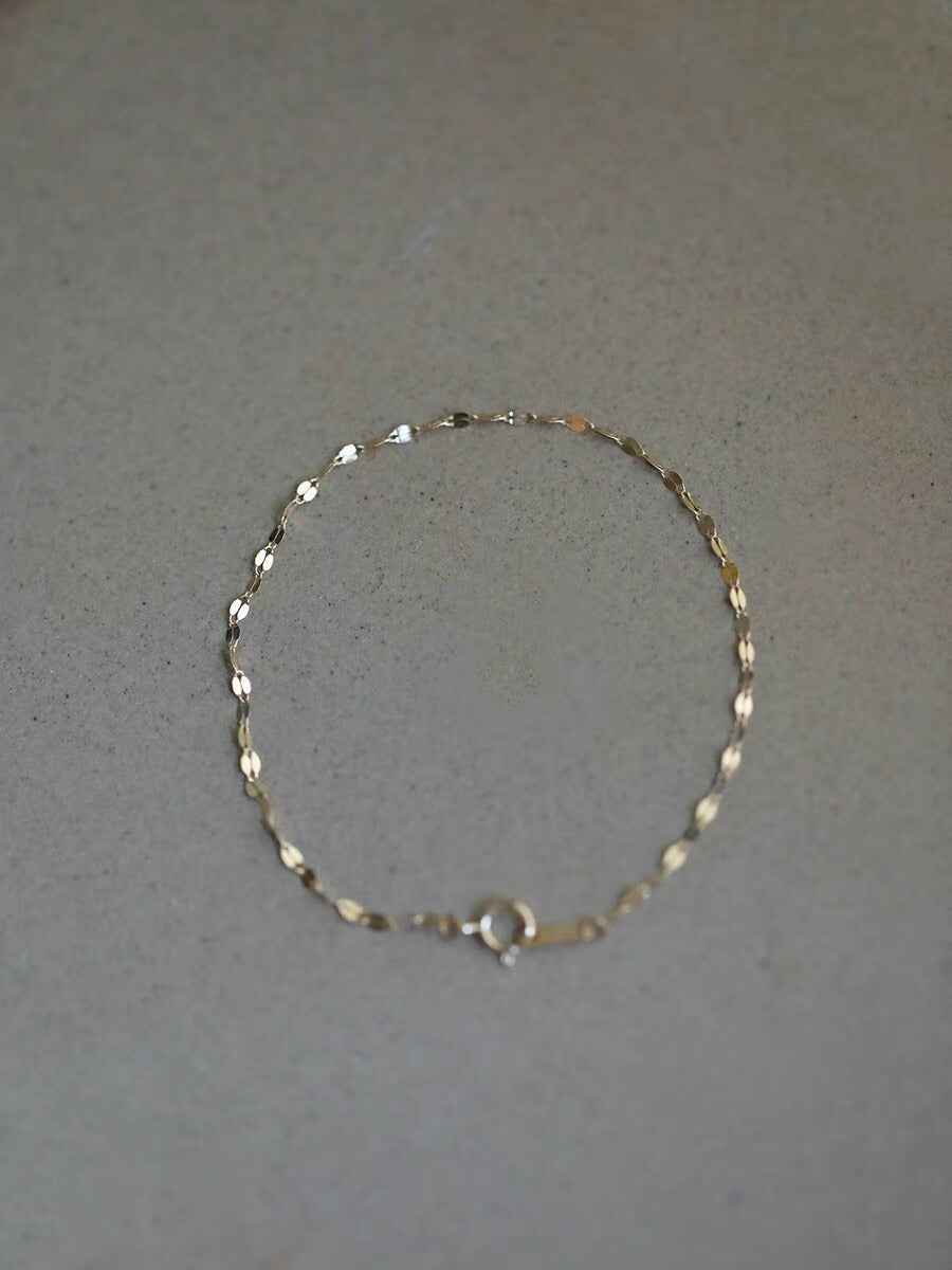 Sequinned Kiss Chain Bracelet