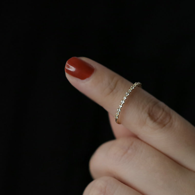 Pave Diamond Stackable Ring