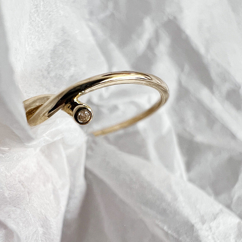 Tied Knot Stackable Ring