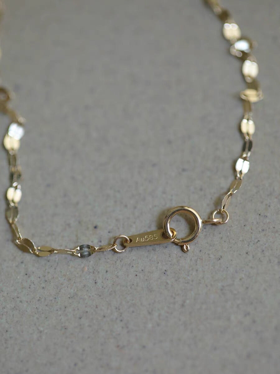 Sequinned Kiss Chain Bracelet