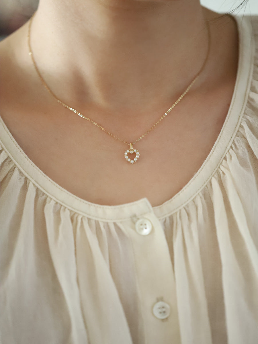 Young Love Pearl Charm Necklace