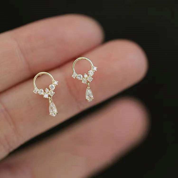 Sparkle Ballroom Stud Earrings