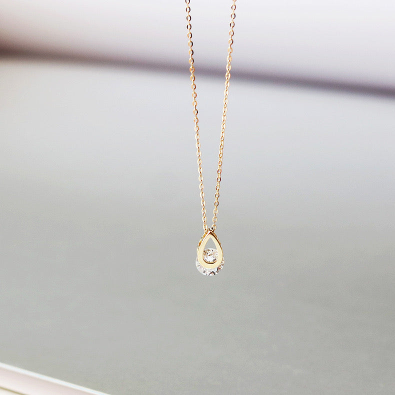 Teardrop Crystal Necklace