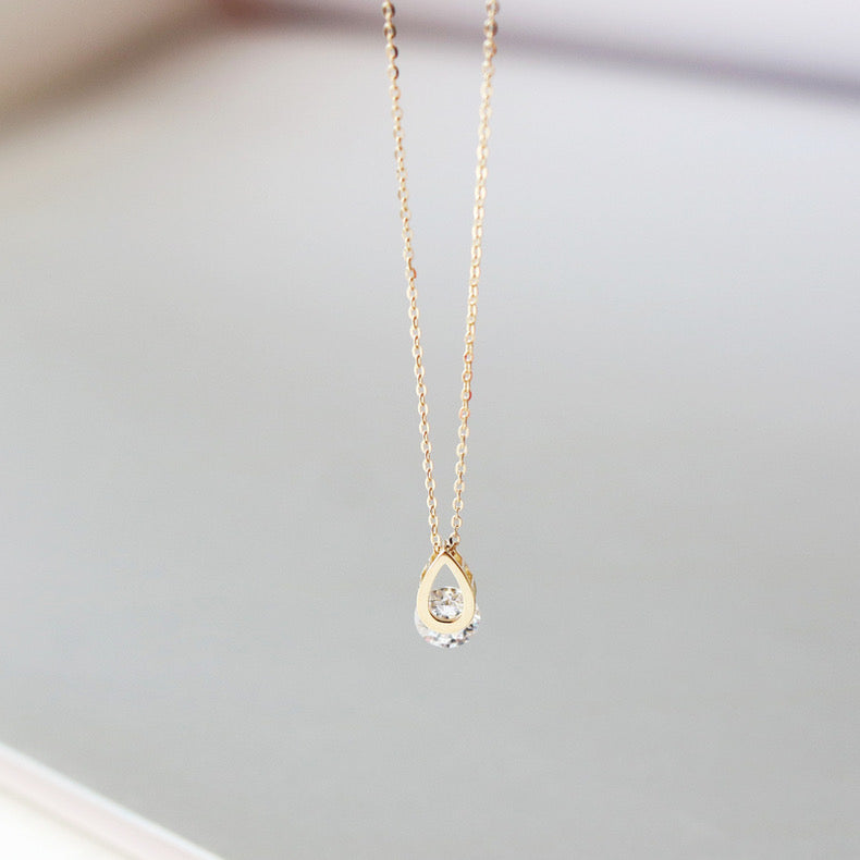 Teardrop Crystal Necklace